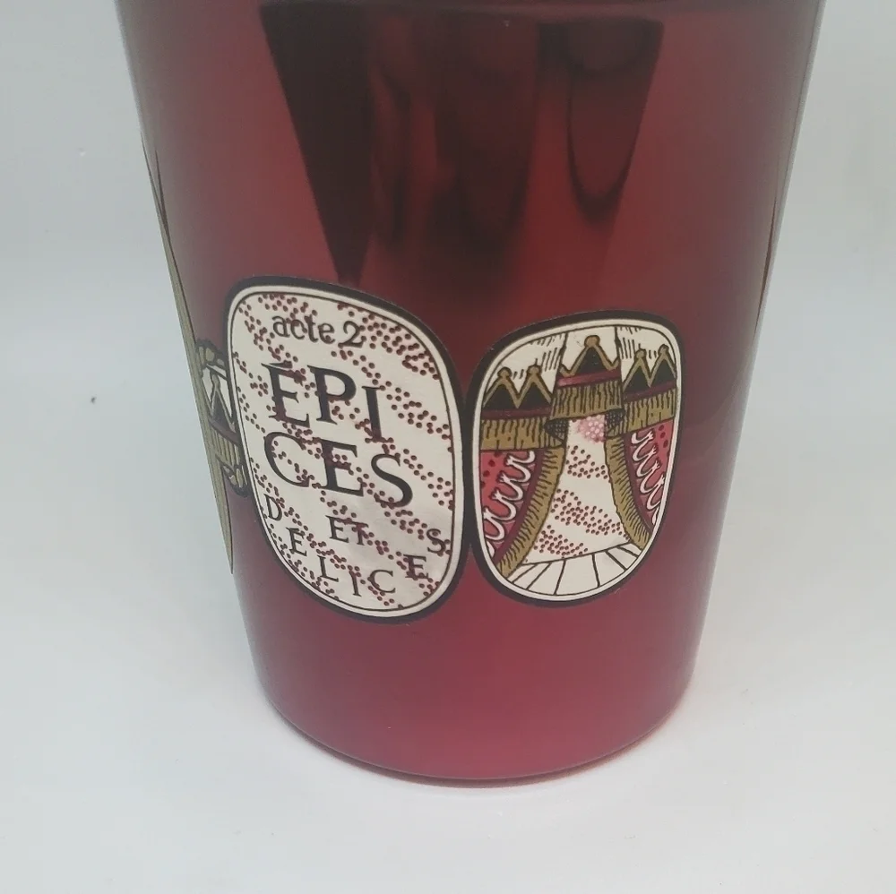 Empty Diptyque Christmas Candle holder - Epices Et Delices -- RARE 2016